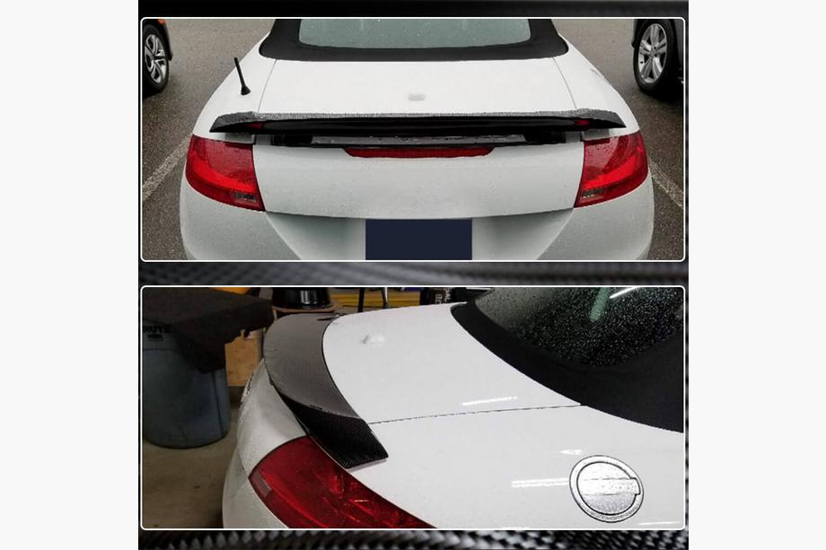 Audi TT 2006–2014 Spojler V2 (plastika) Fotografija 5