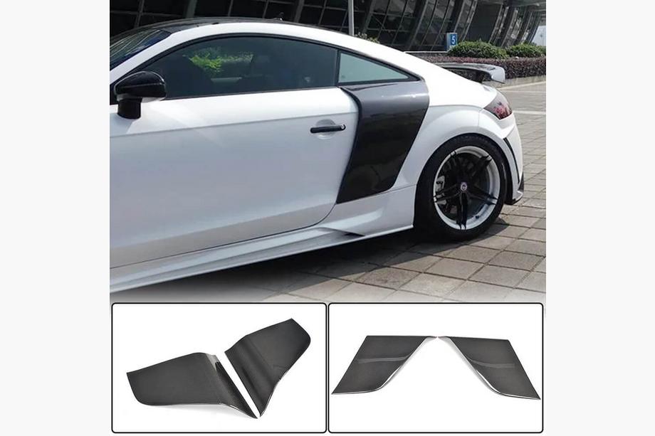 Audi TT 2006–2014 Nastavki za zadnji četrtinski panel (Coupe, karbon) Fotografija 2