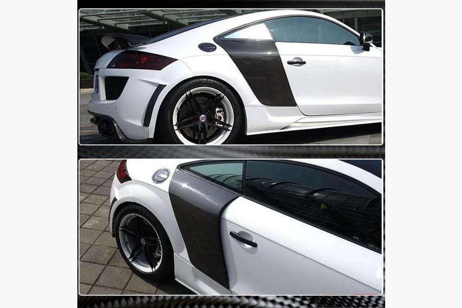 Audi TT 2006–2014 Nastavki za zadnji četrtinski panel (Coupe, karbon) Fotografija 4
