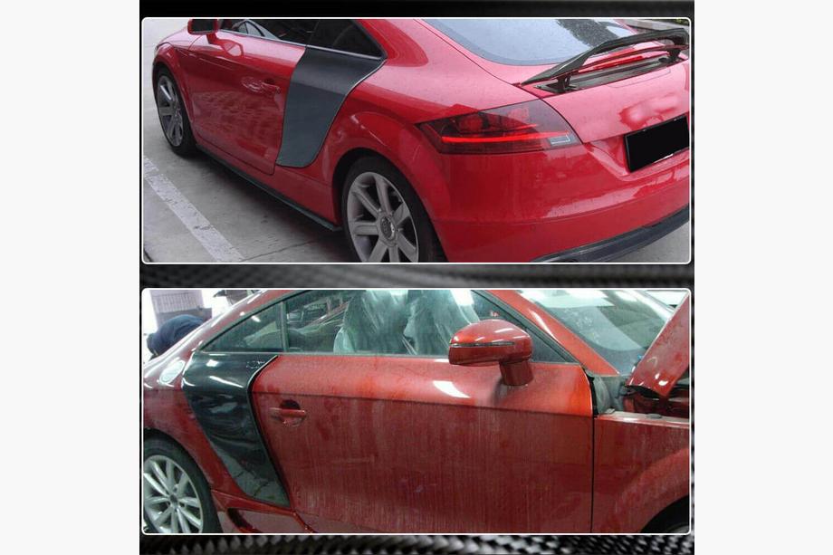 Audi TT 2006–2014 Nastavki za zadnji četrtinski panel (Coupe, karbon) Fotografija 5