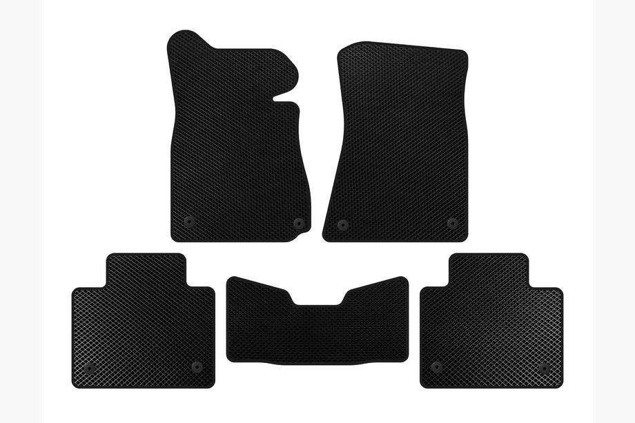 Lexus GS 2011–2020 EVA preproge za kabino (2011-2015, SD, brez 4x4 pogona, črne) Image