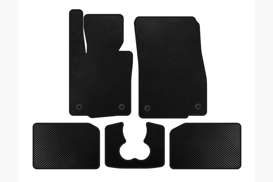 Mini Cooper F55/56/57 2014–2023 EVA tepihi za vozilo (za S F55, 5-vratni, črni) Image