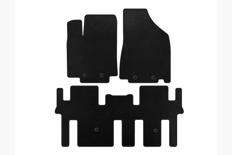 Nissan Pathfinder R52 2012–2021 EVA preproge za notranjost (2 vrsti, črne) Image