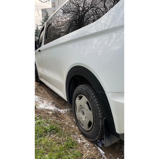 Široke obrobe blatnikov (4 kosi, črne) fotografija 1