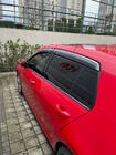 Volkswagen Golf 6 2008–2014 Vetrni deflektorji za okna s kromiranim okrasnim trakom HB (4 kos, Sunplex Steinless) fotografija 1