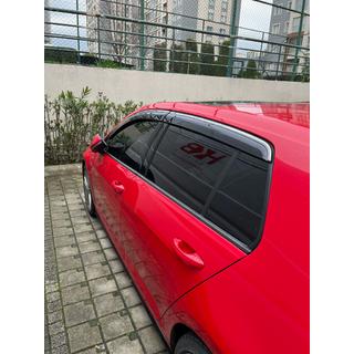 Vetrni deflektorji za okna s kromiranim okrasnim trakom HB (4 kos, Sunplex Steinless) Volkswagen Golf 6 2008–2014 fotografija 1
