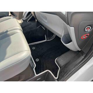 Premium tekstilni tepihi (spredaj, črni) Ford Custom 2013–2022 fotografija 1