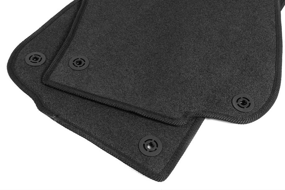 Mercedes Sprinter W901/902/903/904/905 1995–2006 Premium tekstilne preproge za pragove (3 kosi, črne) Fotografija 5