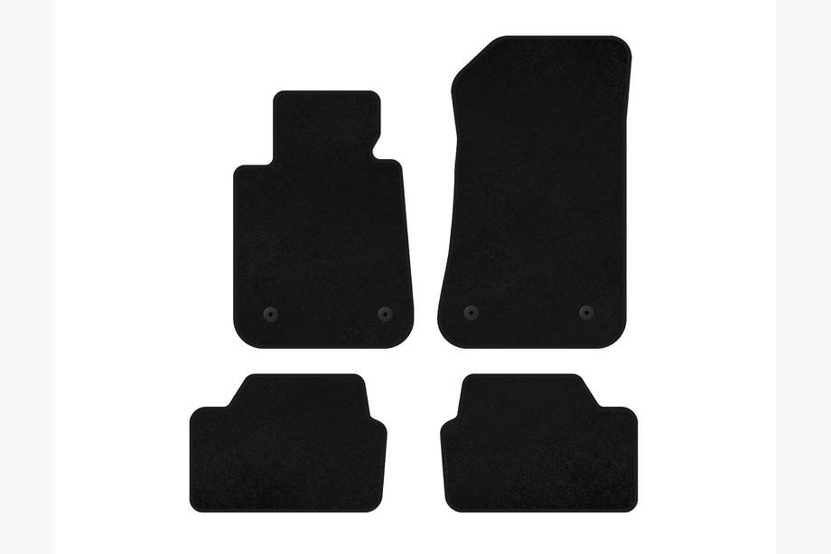 BMW serija 1 E81/E82/E87/E88 2004–2011 Premium tekstilni tepihi za avto (Črni) Image