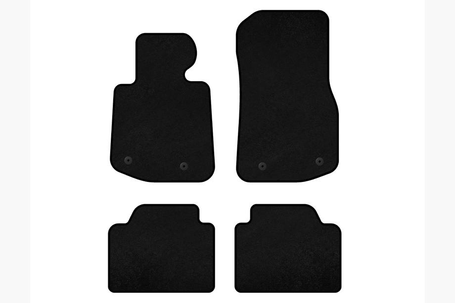 BMW serija 4 F32/F33/F36 2012–2020 Tekstilne preproge Premium V2 (Črna) Fotografija 2