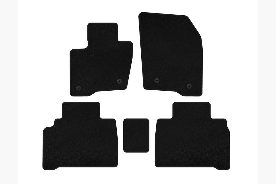 Ford Galaxy 2015– Premium tekstilni tepihi (HB, Črna) Image