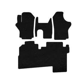 Premium tekstilne preproge za notranjost (2004-2007, 2 vrsti, 8-sedežno, črne) Hyundai H200, H1, Starex 1998–2007 fotografija 1