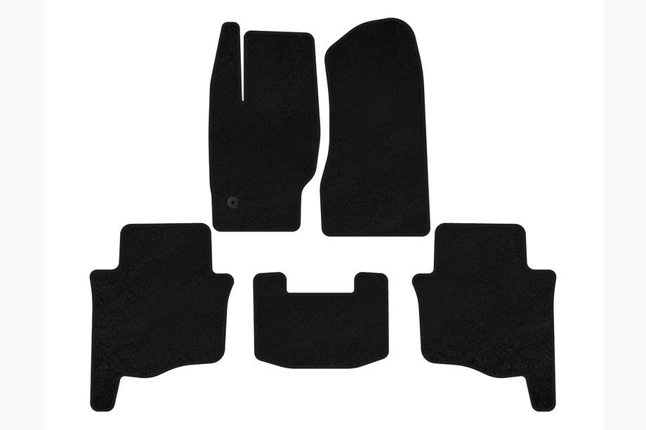 Jeep Grand Cherokee WK 2004–2010 Premium tekstilni tepihi za avto (Črni) Image