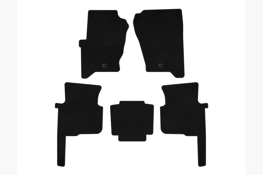 Land Rover Discovery III 2004–2009 Premium tekstilni tepihi za avto (Črni) Image