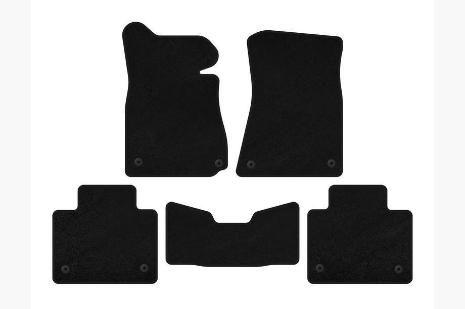 Lexus GS 2011–2020 Premium tekstilni tepihi za notranjost (2011-2015, SD, brez 4WD, Črni) Image
