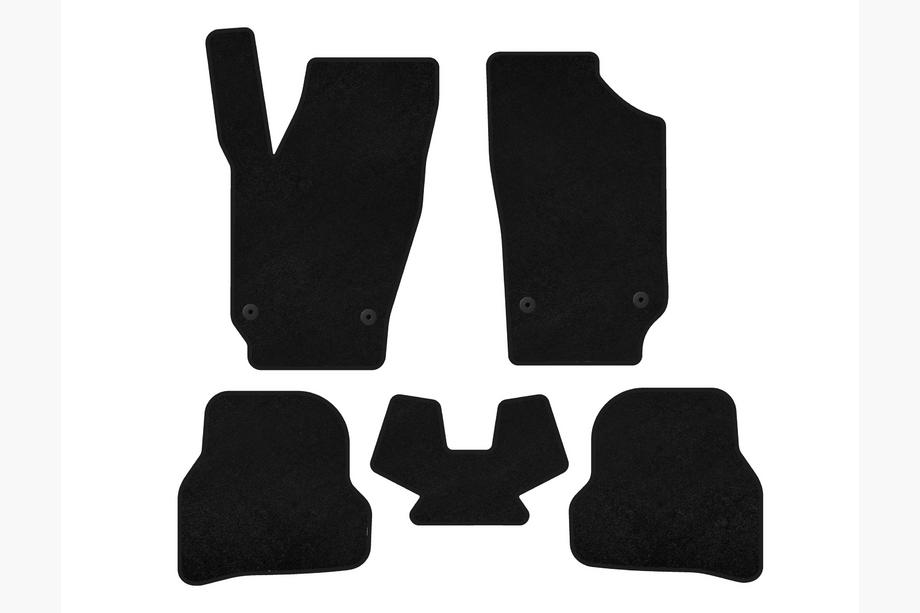 Seat Ibiza 2010–2017 Premium tekstilni tepihi za notranjost (2010-2012, HB, 5-vratni, črni) Image