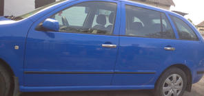 Skoda Fabia 2000–2007 Kromirane obloge kljuk vrat (4 kosi, nerjavno jeklo) OmsaLine - italijansko nerjavno jeklo fotografija 1