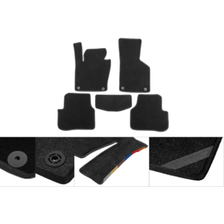 Tekstilni preprogi za avto Classic Fortwo (črni) Smart 2007–2014 fotografija 1