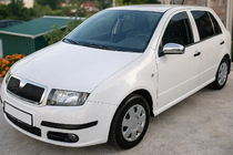 Skoda Fabia 2000–2007 Pokrovi ogledal 2006↗ (2 kos, nerj. jeklo) fotografija 1