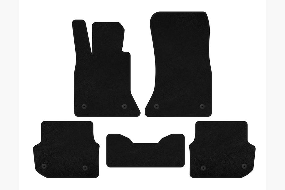 BMW serija 5 F10/F11 2010–2016 Tekstilni tepihi Classic (za F-11, črni) Image