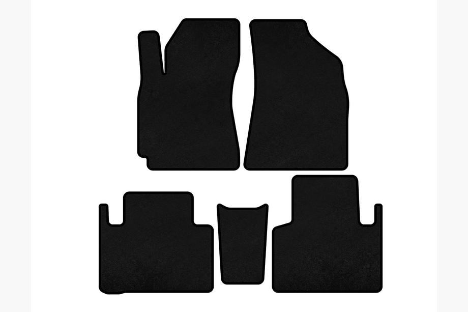 Geely Emgrand X7 2011– Tekstilne preproge Classic (Črne) Image