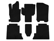 Honda FR-V 2004–2009 Tekstilne preproge Classic (Črne) fotografija 1