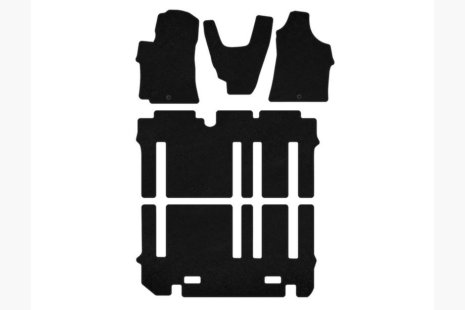 Hyundai H300, H1, Starex 2008–2020 Tekstilne preproge Classic (komplet za celotno kabino, črne) Image