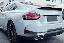 BMW serija 2 G42 2021– MP-Style spojler (črna visok sijaj) fotografija 1