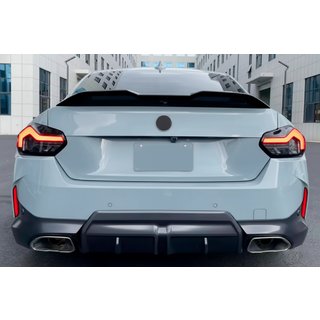 MP-Style spojler (črna visok sijaj) BMW serija 2 G42 2021– fotografija 3