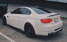 BMW serija 3 E90/E91 2005–2011 Zadnji spojler prtljažnih vrat iz karbona V5 (Coupe) fotografija 5