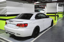 BMW serija 3 E90/E91 2005–2011 Spojler pokrova prtljažnika Carbon V2 (Kabriolet) fotografija 5