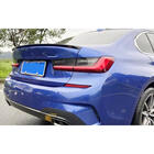 BMW serija 3 G20/G21 2018– Zadnji spojler prtljažnika Sijajno črna ABS V3 (SD) fotografija 3