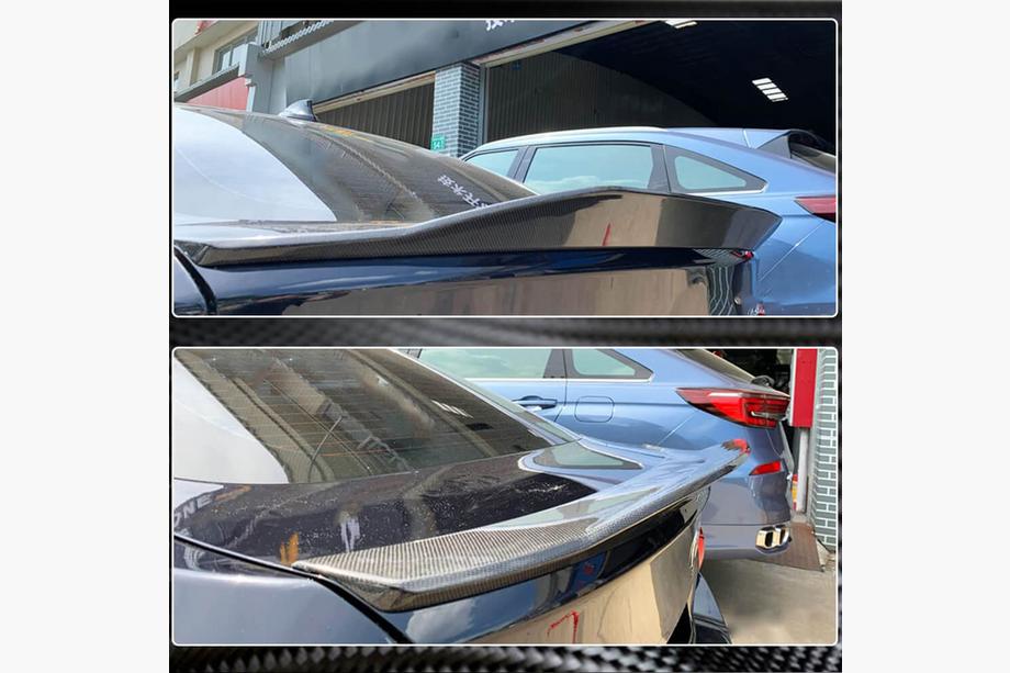 BMW serija 4 F32/F33/F36 2012–2020 Spojler pokrova prtljažnika Carbon V2 (za F36) Fotografija 4