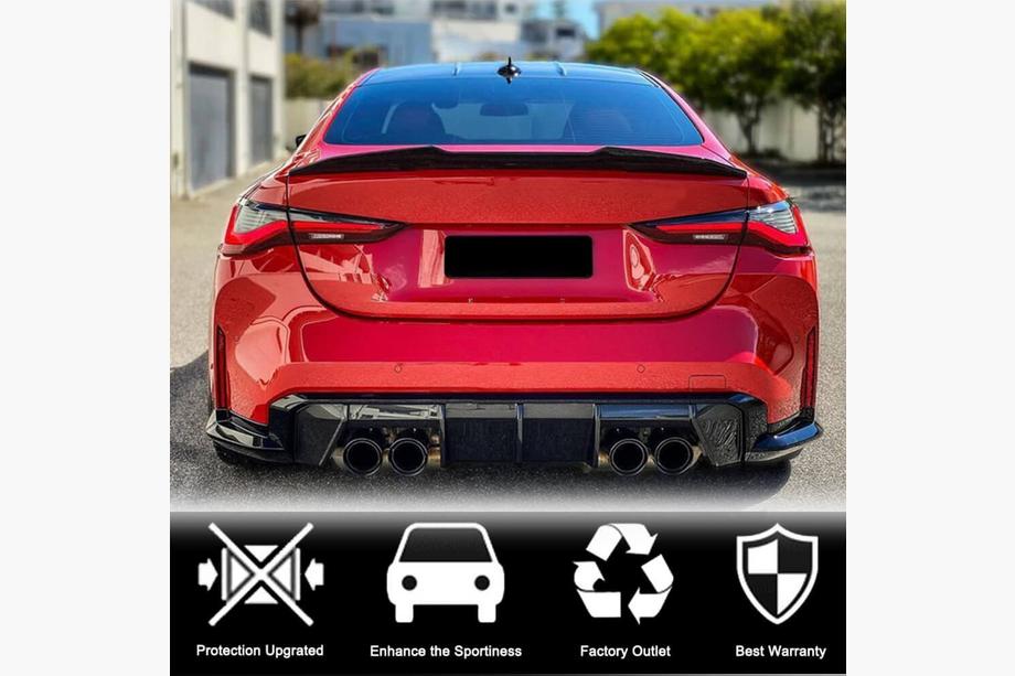 BMW serija 4 G22/23/26 2020– PSM-Style V1 spojler (za G22/G82, karbon) Fotografija 2