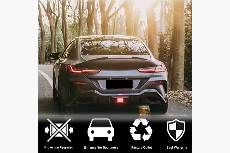 BMW serija 8 G14/G15/G16 2018– Spojler v slogu M4 (za G16/F93, karbon) Fotografija 3