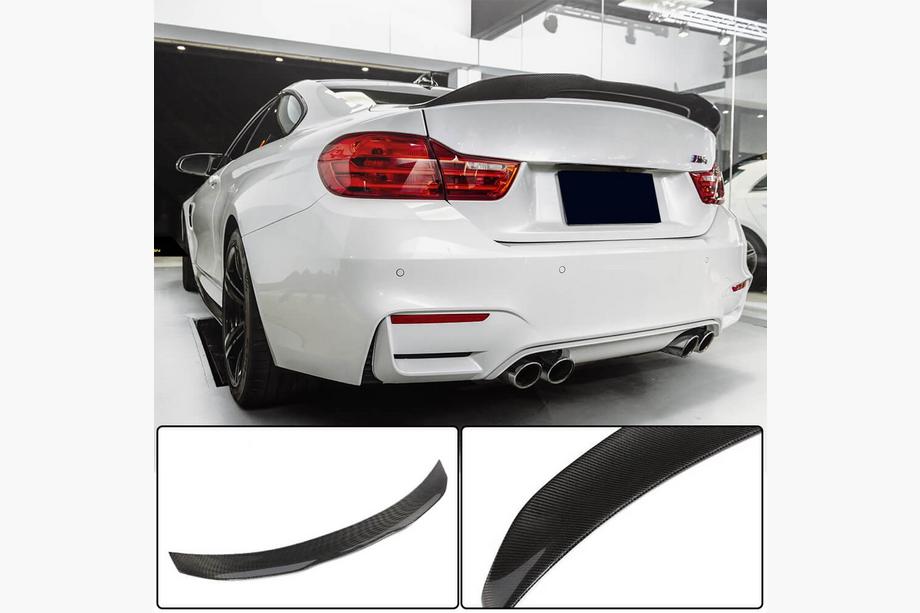 BMW serija 4 F32/F33/F36 2012–2020 Spojler pokrova prtljažnika Carbon V7 (za F82) Fotografija 1