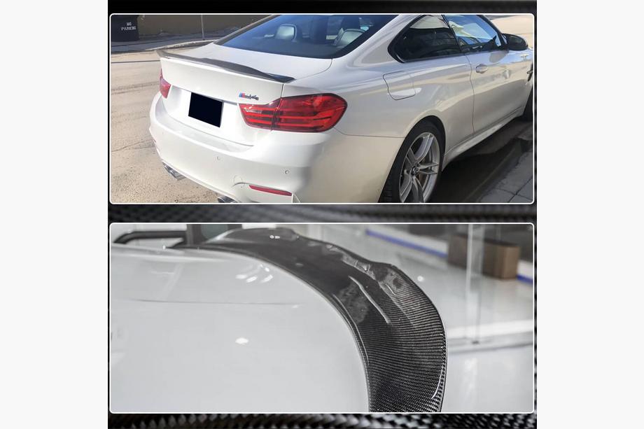 BMW serija 4 F32/F33/F36 2012–2020 Spojler pokrova prtljažnika Carbon V7 (za F82) Fotografija 4