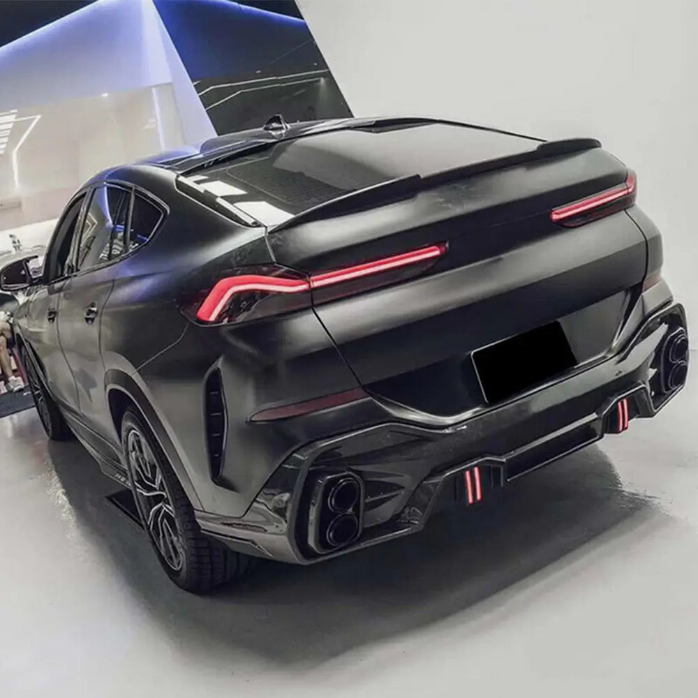 BMW X6 G06 2019–2027 Spojler pokrova prtljažnika Karbon V2 fotografija 4