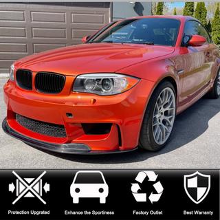 Sprednji lip spojler odbijača Lip V1 (za 1M E82, karbon) BMW serija 1 E81/E82/E87/E88 2004–2011 fotografija 2