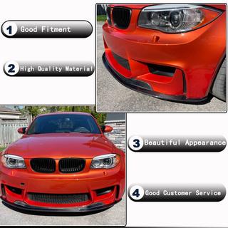 Sprednji lip spojler odbijača Lip V1 (za 1M E82, karbon) BMW serija 1 E81/E82/E87/E88 2004–2011 fotografija 3