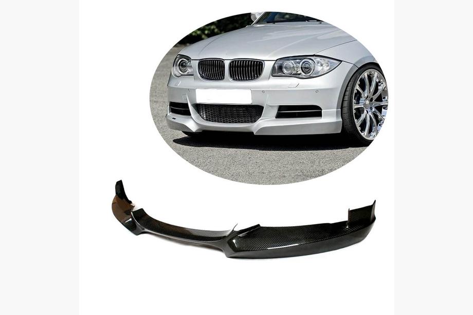 BMW serija 1 E81/E82/E87/E88 2004–2011 Sprednji lip spojler odbijača (za E82/E88 M-Sport, karbonska vlakna) Image