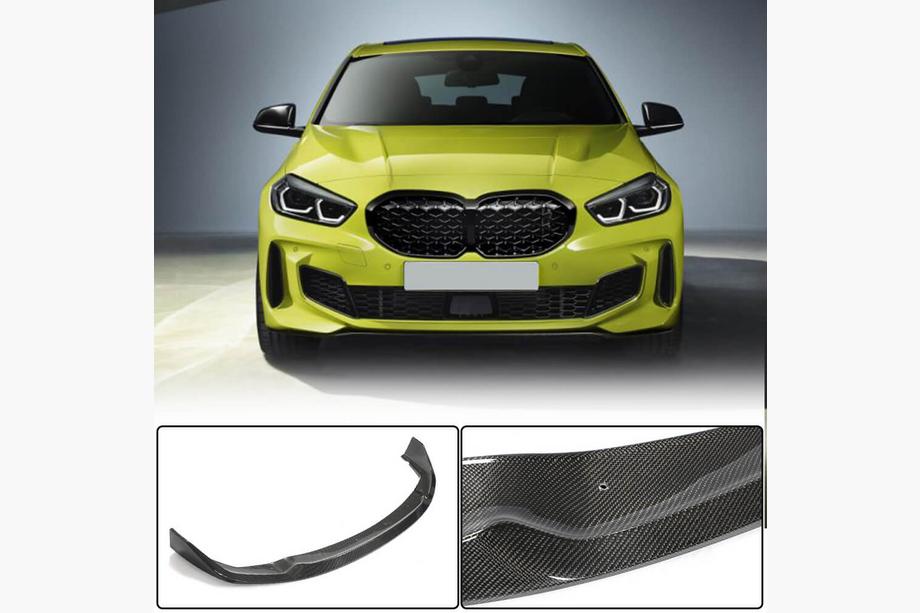 BMW serija 1 F40 2019–2024 Lip dodatek za sprednji odbijač (za M-Sport, karbon) Image