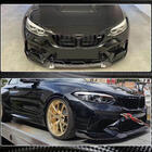 BMW serija 2 F22/F23 2014–2021 Sprednji lip spojler za odbijač Lip V3 (za F87 M2 Competition, karbon) fotografija 5