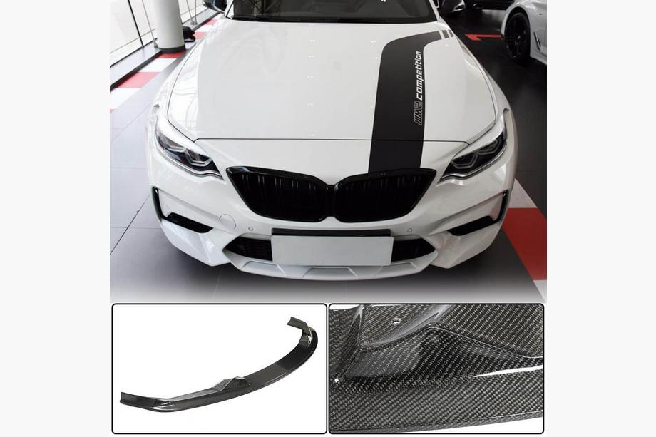 BMW serija 2 F22/F23 2014–2021 Lip spojler sprednjega odbijača Lip V6 (za F87 M2 Competition, karbon) Image