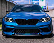 BMW serija 2 F22/F23 2014–2021 Sprednji lip spojler odbijača Lip V2 (za F87 M2 Competition, karbon) fotografija 5
