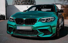 BMW serija 2 F22/F23 2014–2021 Sprednji lip spojler odbijača Lip V2 (za F87 M2 Competition, karbon) fotografija 7