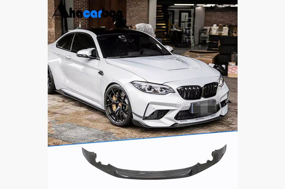 BMW serija 2 F22/F23 2014–2021 Sprednji lip spojler odbijača Lip V2 (za F87 M2 Competition, karbon) Image