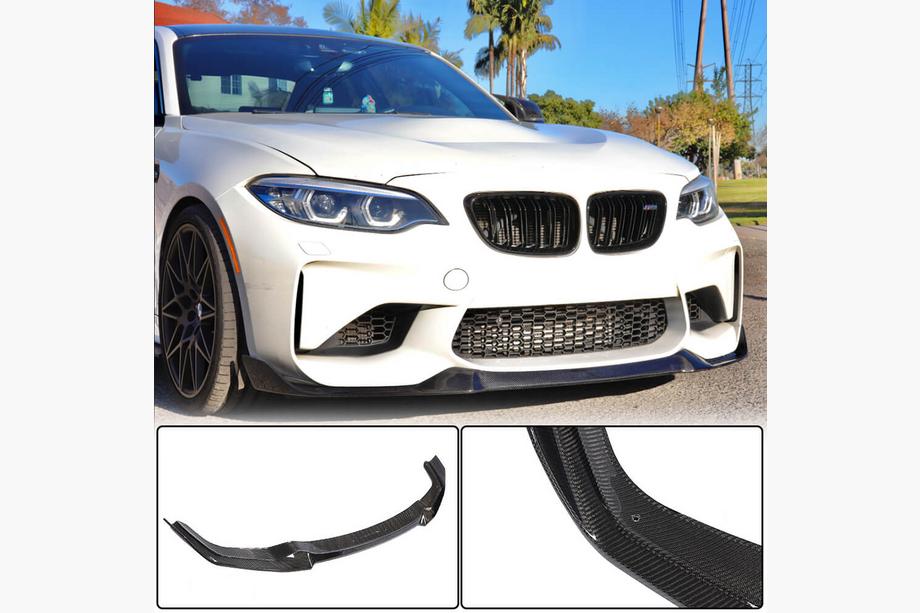 BMW serija 2 F22/F23 2014–2021 Sprednji lip spojler odbijača Lip V4 (za F87 M2, karbon) Image