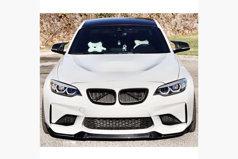 BMW serija 2 F22/F23 2014–2021 Sprednji lip Lip V9 (za F87, karbon) Fotografija 5