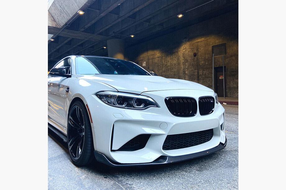 BMW serija 2 F22/F23 2014–2021 Sprednji lip Lip V9 (za F87, karbon) Fotografija 7